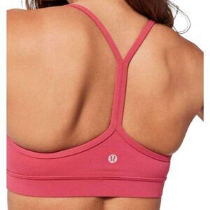 LULULEMON ATHLETICA Flow Y Bra 'Nulu In Vintage Rose Size 4